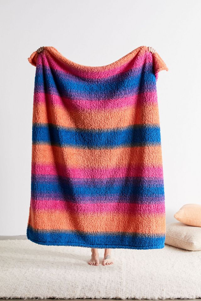 Darcy Striped Amped Fleece Throw Blanket #1
