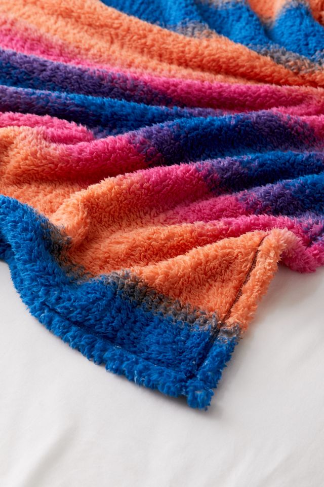 Darcy Striped Amped Fleece Throw Blanket #3