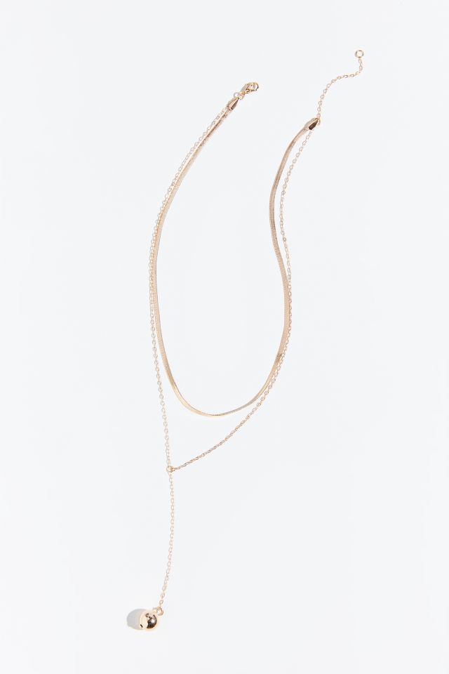 Collier lasso superposé délicat Ava  #1
