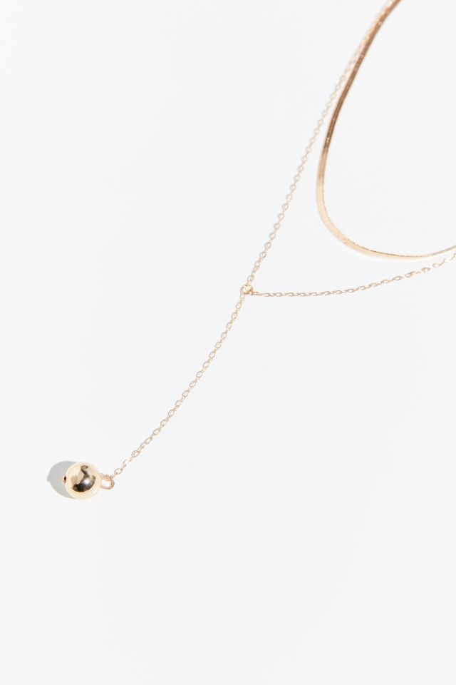 Collier lasso superposé délicat Ava  #2