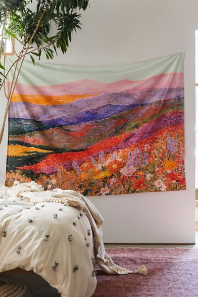 Lara Floral Tapestry  Urban Outfitters Canada