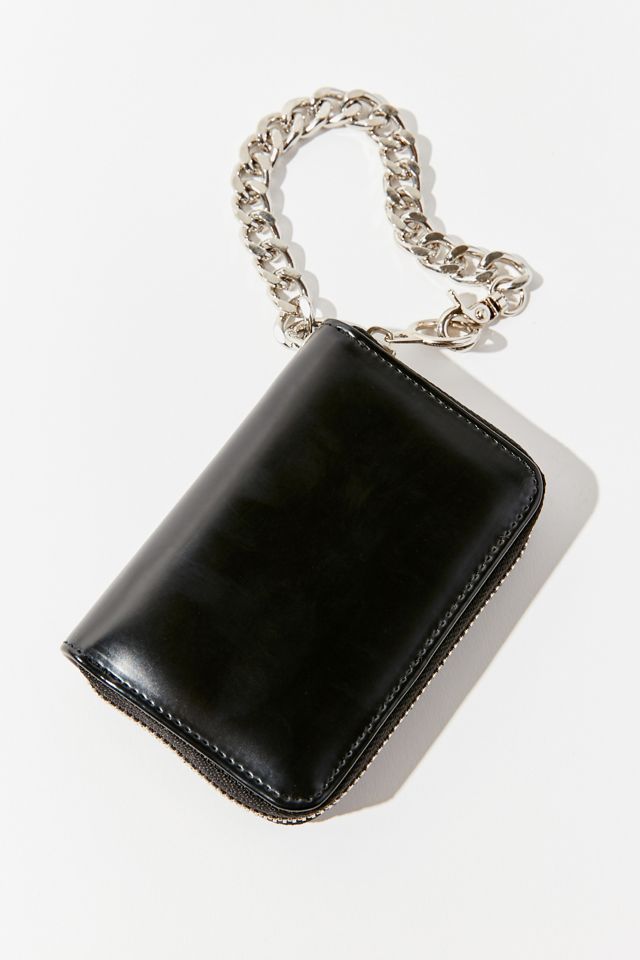 Faux Leather Chain Wallet #1