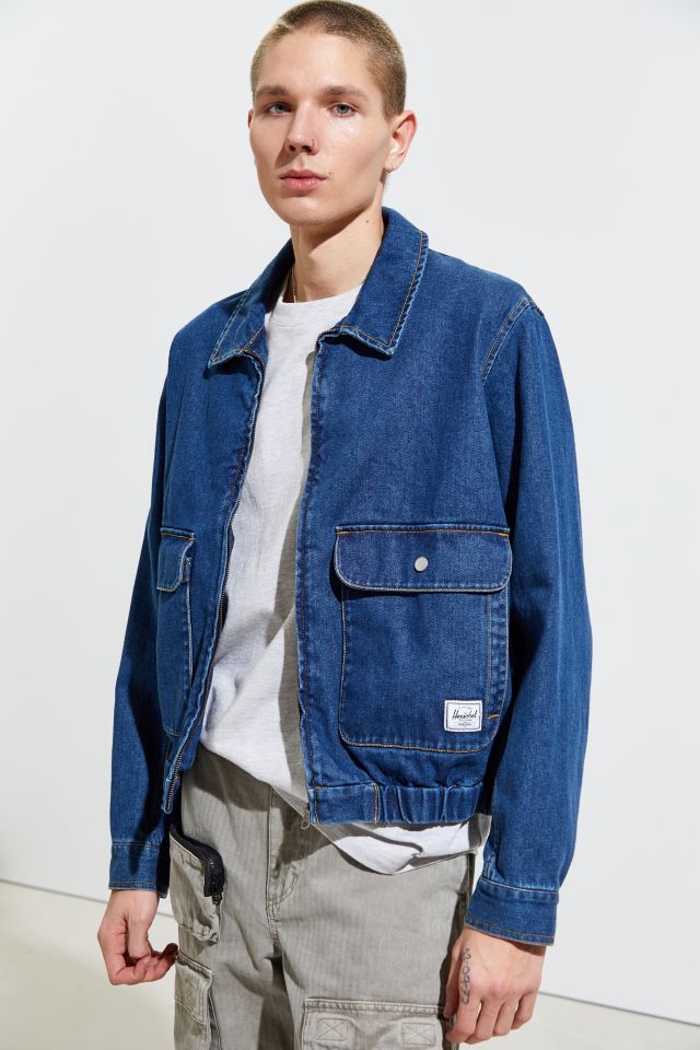 Herschel Supply Co. Denim Bomber Jacket  #1