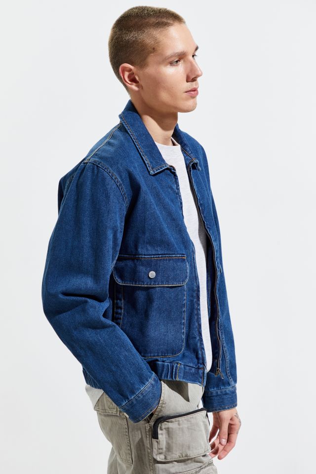 Herschel Supply Co. Denim Bomber Jacket  #3