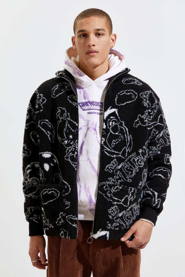 Lazy Oaf X The Flintstones Fleece Jacket | Urban Outfitters