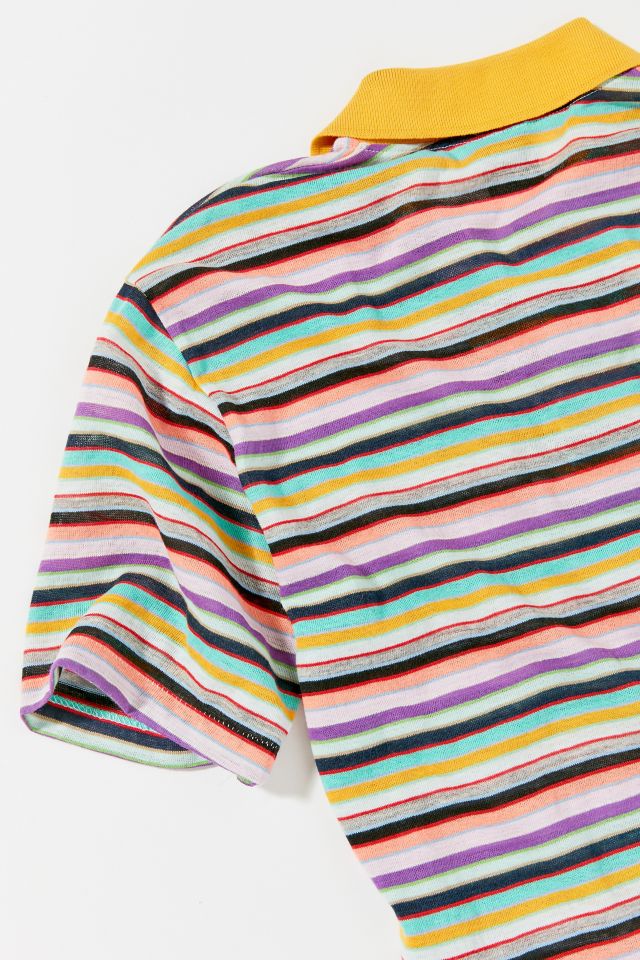 Vintage Rainbow Polo Shirt  #1