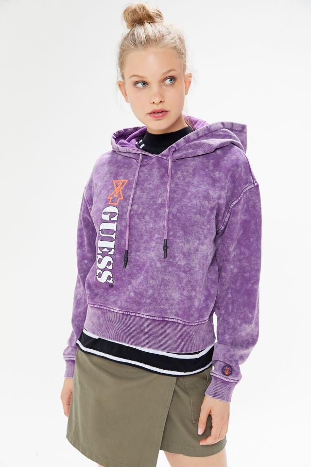 GUESS X 88rising Cropped Hoodie Sweatshirt