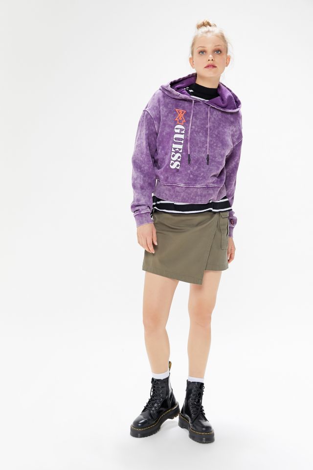 GUESS X 88rising Cropped Hoodie Sweatshirt #2