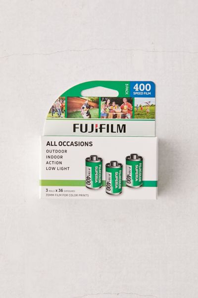 FUJIFILM Fujicolor Superia X-TRA 400 Color Negative Film (35mm Roll Film,  36 Exposures, 3-Pack)