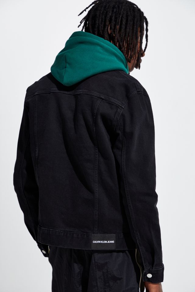 Calvin Klein Onyx Foundation Denim Trucker Jacket  #3