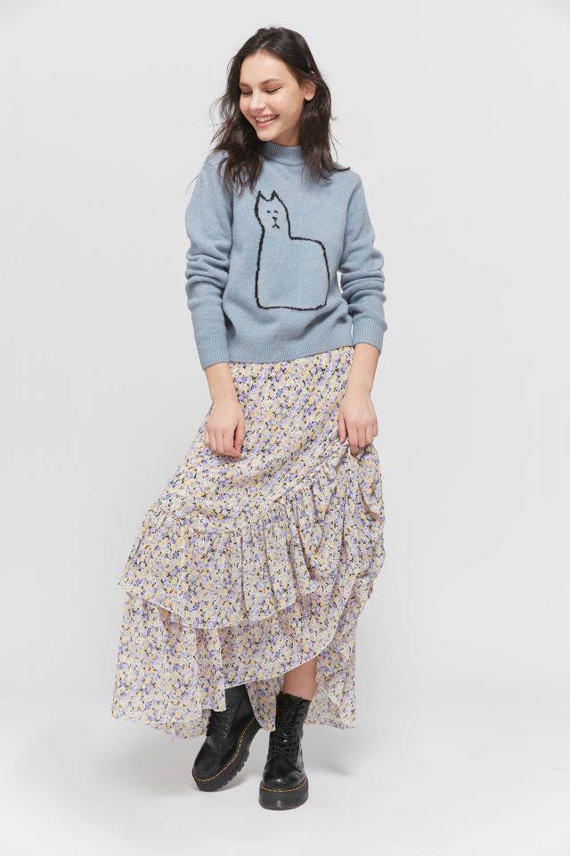 Lazy Oaf Kitty Mock Neck Sweater #3
