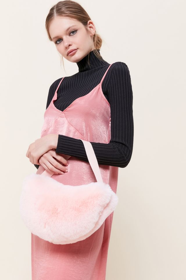 Michelle Faux Fur Handbag