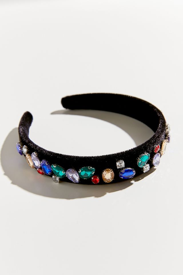 Embellished Velvet Headband #1
