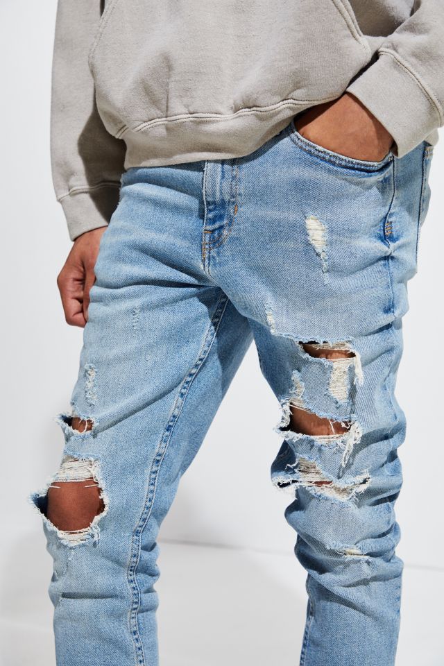 Jean Skinny BDG – Délavage Moyen Extrêmement Détruit #1