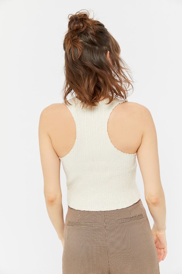 UO Jessie Ribbed Bustier Tank Top #2