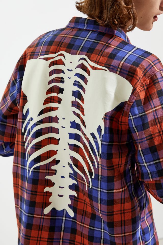 UO Graphic Flannel Button-Down Shirt