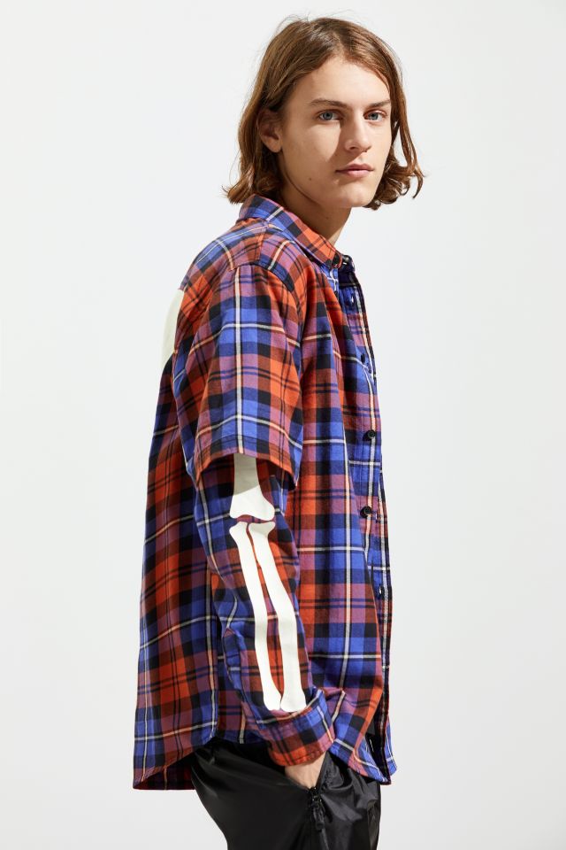 UO Graphic Flannel Button-Down Shirt #4