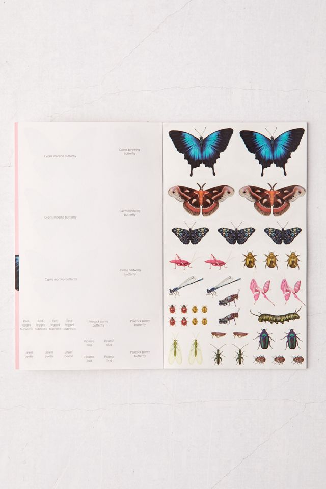 Fluttery, Friendly Tattoo Butterflies and Other Insects: 81 Temporary Tattoos That Teach By Artemis Roehrig #4