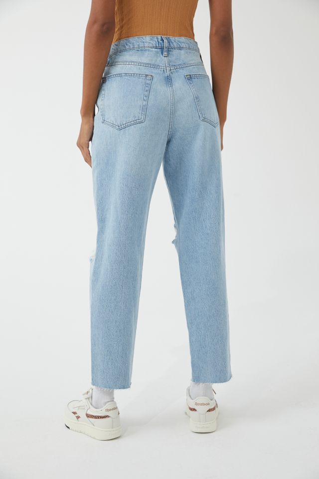 BDG High-Waisted Slim Straight Jean – Ripped Light Wash #2