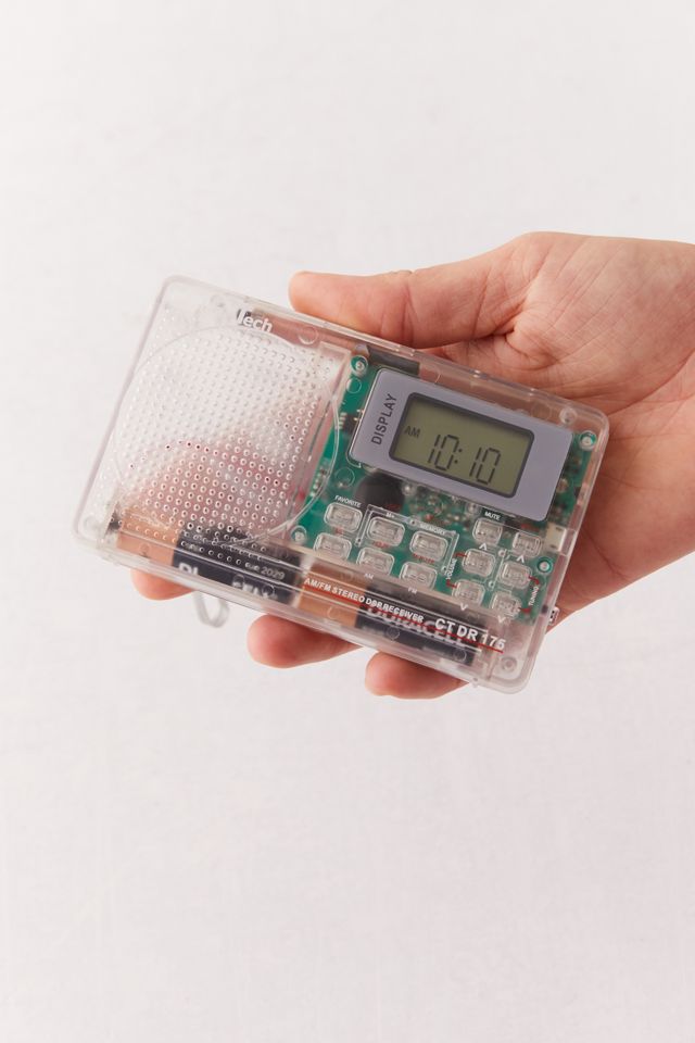 Clear Tech AM/FM Radio | Urban Outfitters