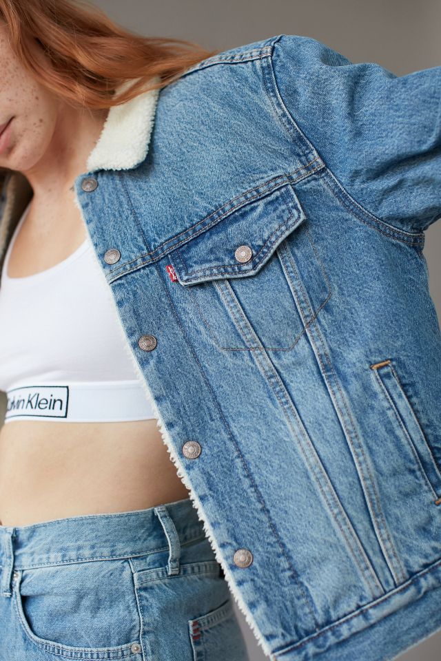 Levi’s Ex-Boyfriend Sherpa Denim Trucker Jacket #1