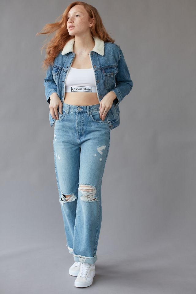 Levi’s Ex-Boyfriend Sherpa Denim Trucker Jacket #3