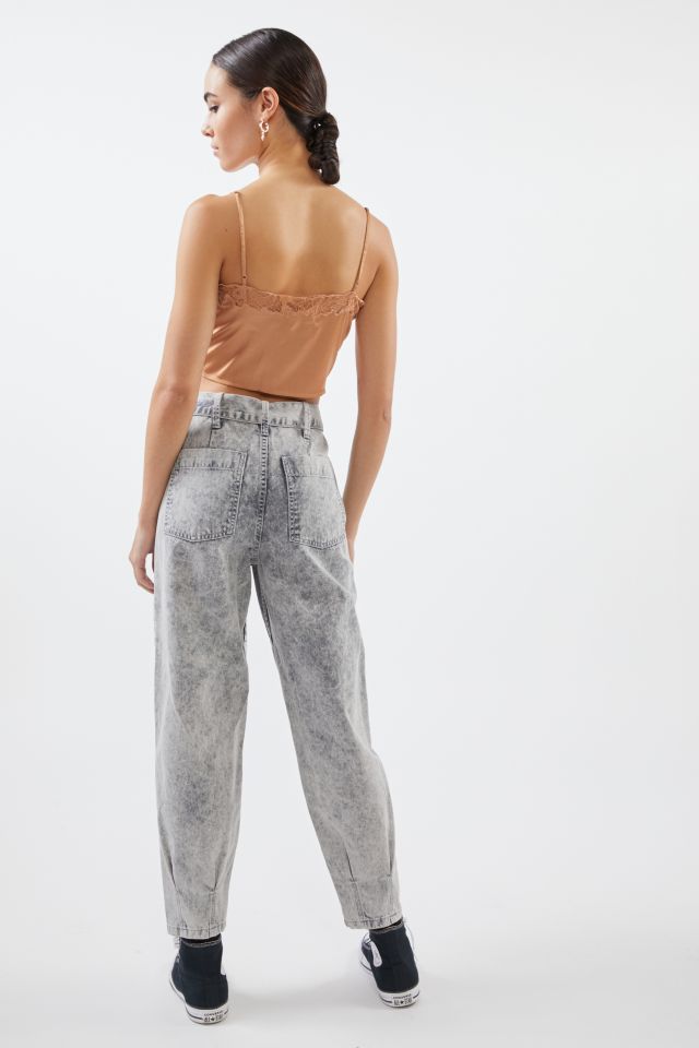 BDG High-Waisted Belted Skate Jean - Acid Wash Denim #2