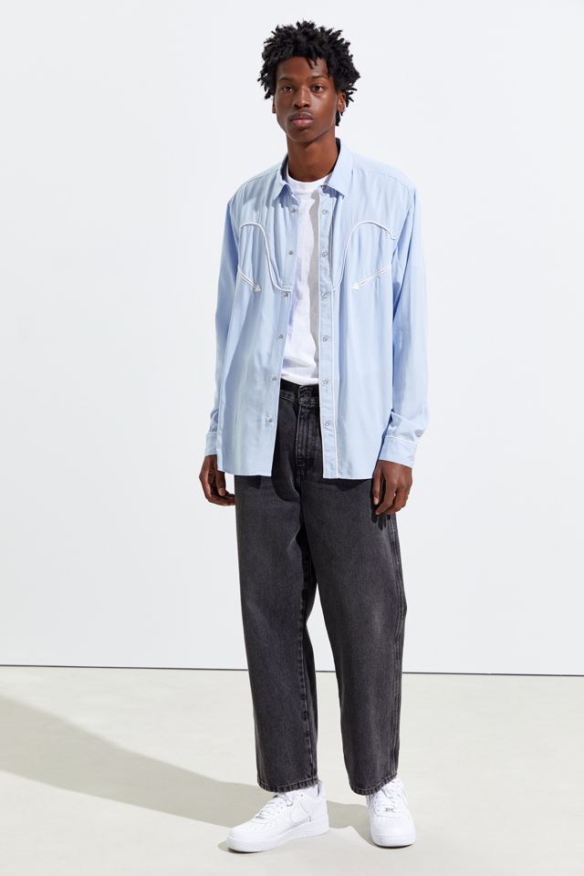 UO Western Rayon Button-Down Shirt  #2