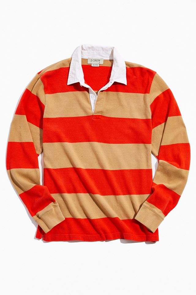 Vintage Orange Stripe Rugby Shirt | Outfitters