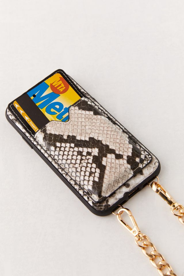 Sonix Grey Python Crossbody iPhone Case #1