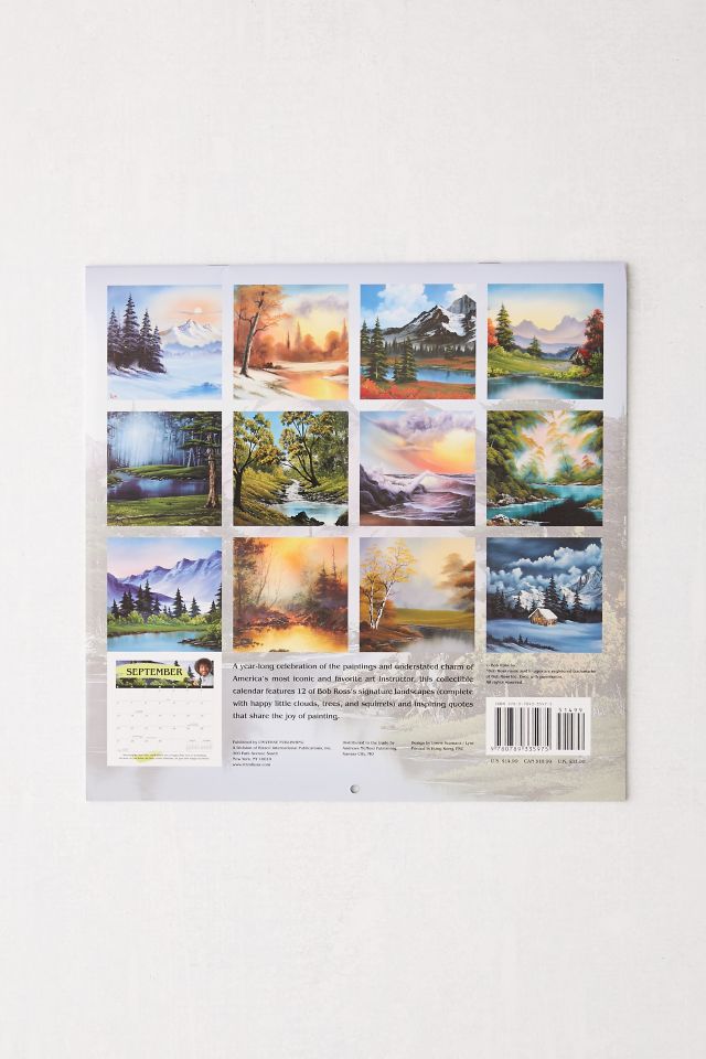 2020 Bob Ross 12-Month Wall Calendar #2