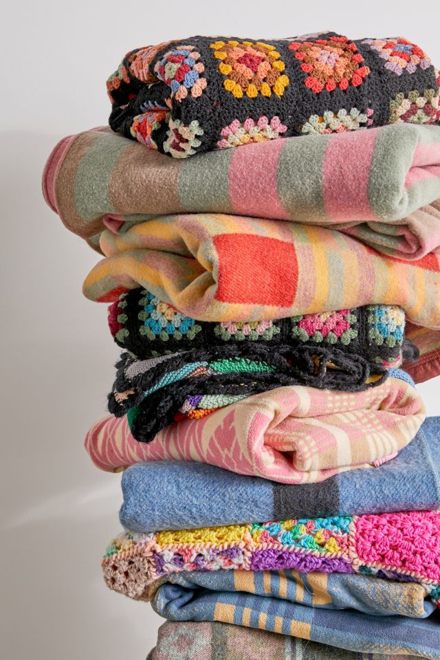 Urban Renewal One-Of-A-Kind Crochet Throw Blanket #3