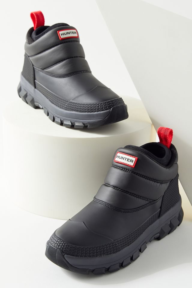 Hunter INSULATED SNOW ANKLE in Black