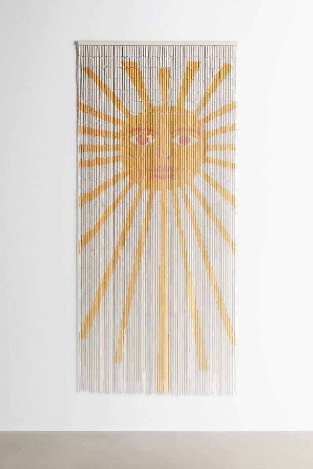 Sun Bamboo Beaded Curtain #1