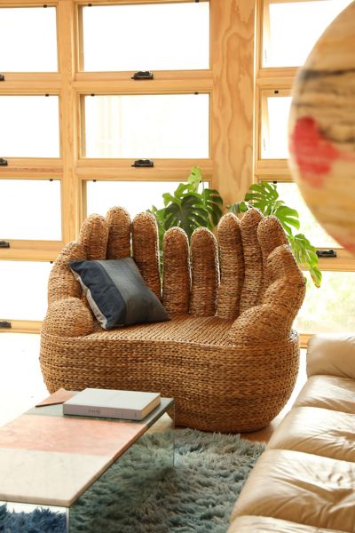 Wicker hand store chair