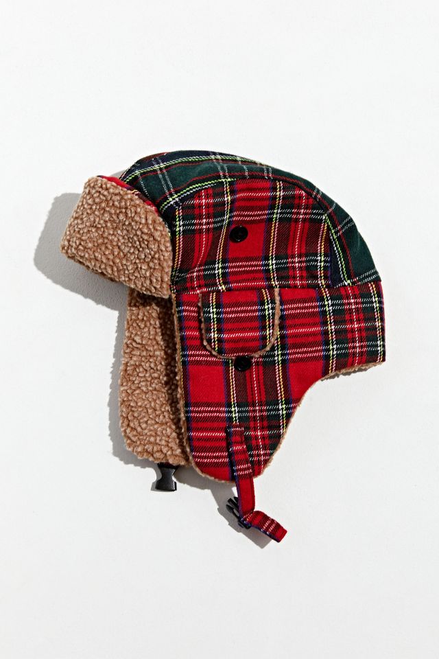 Bonnet de trappeur à motif écossais de UO  #1