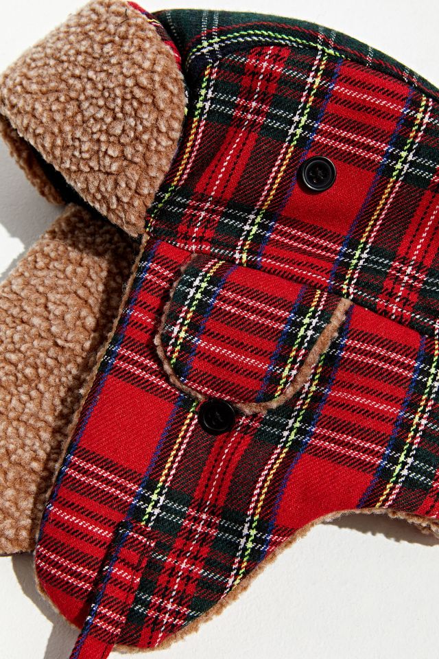 Bonnet de trappeur à motif écossais de UO  #2