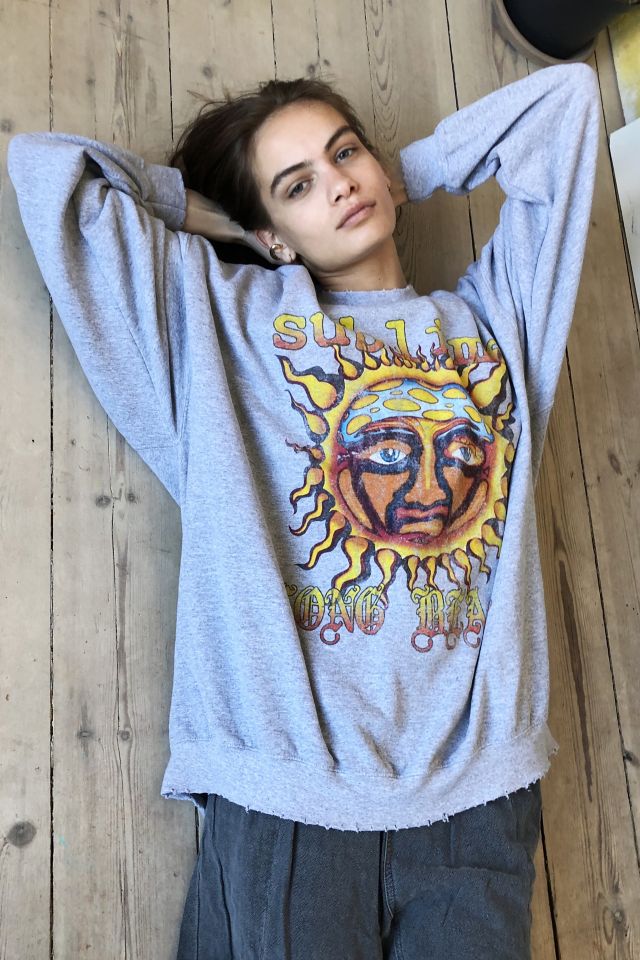 Sublime Sun Oversized Crew Neck Sweatshirt  Urban outfitters clothes,  Sweatshirts, Crew neck sweatshirt