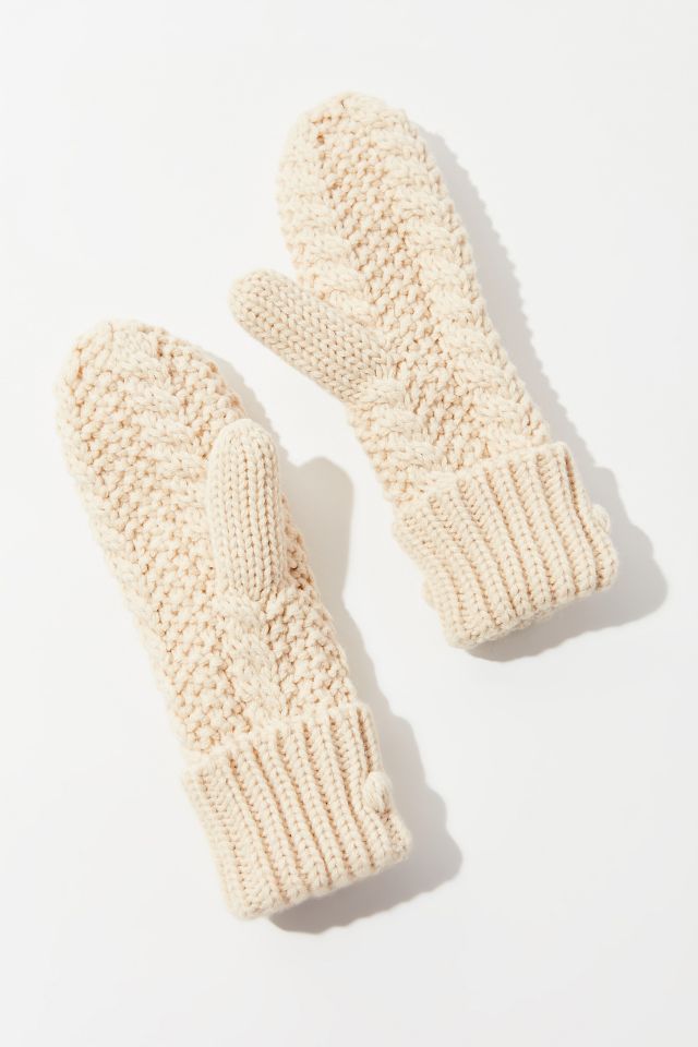 UO Pom Knit Mitten #2