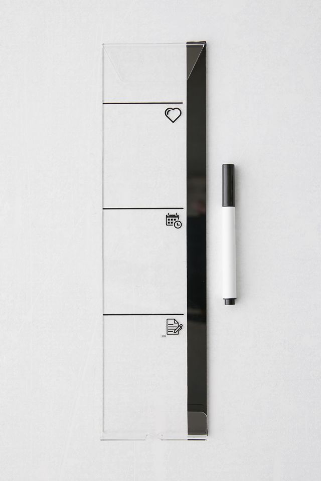 Acrylic Computer Monitor Memo Dry Erase Board #1