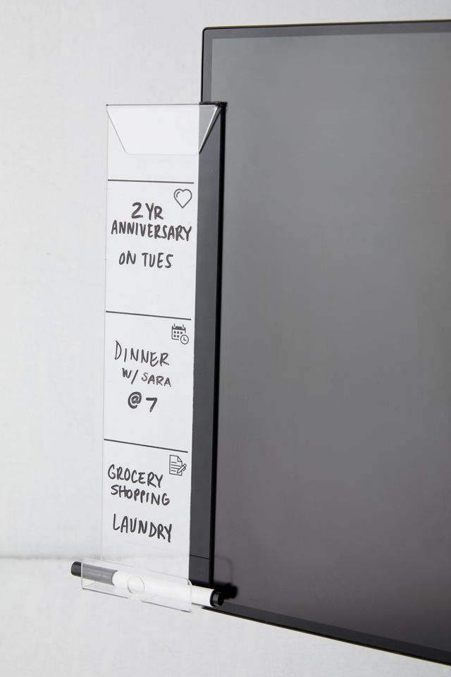 Acrylic Computer Monitor Memo Dry Erase Board #2