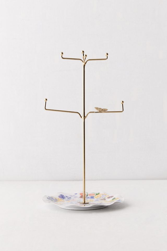 Floral Print Jewelry Stand #1