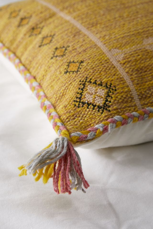 Hannah Embroidered Throw Pillow #1
