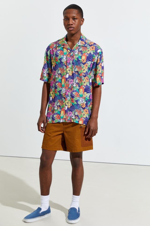 Chemise Boutonnée Col Ouvert Jungle Boardies® #1
