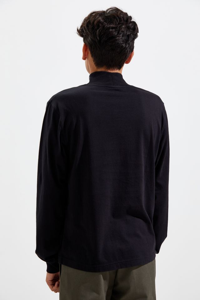 UO Embroidered Mock Neck Long Sleeve Shirt  #5