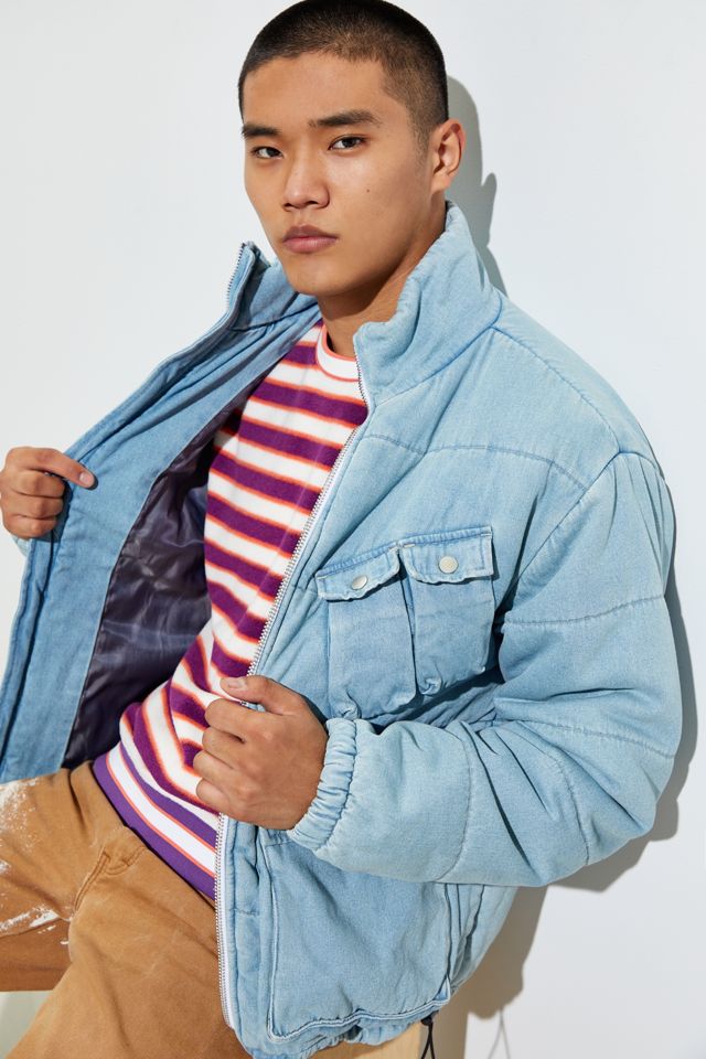 UO Denim Utility Puffer Jacket   #1