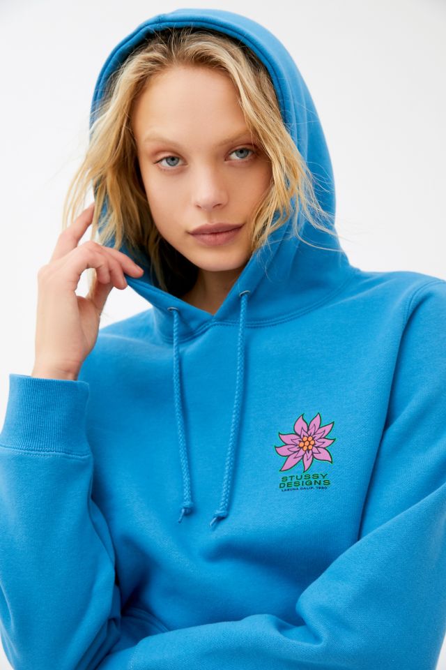 Stussy Laguna Flower Hoodie Sweatshirt #1