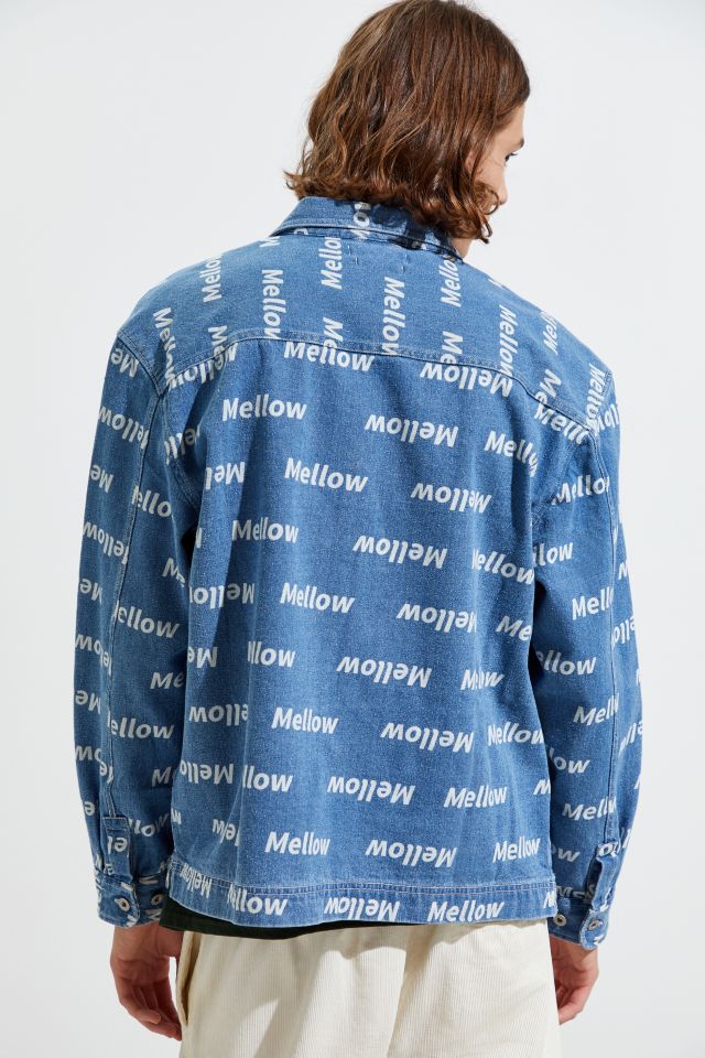 UO Text Print Button-Down Overshirt  #5