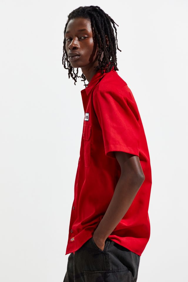 Dickies Patch Short Sleeve Button-Down Work Shirt #2