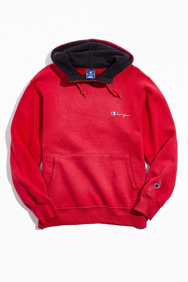 Red store champion hoodies